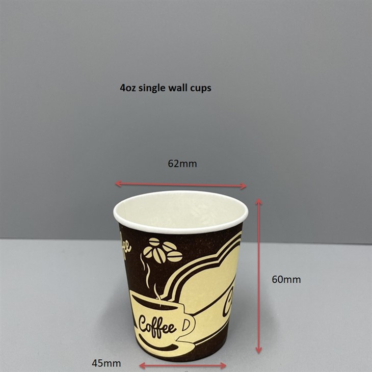 4oz Paper Cups With Custom Print