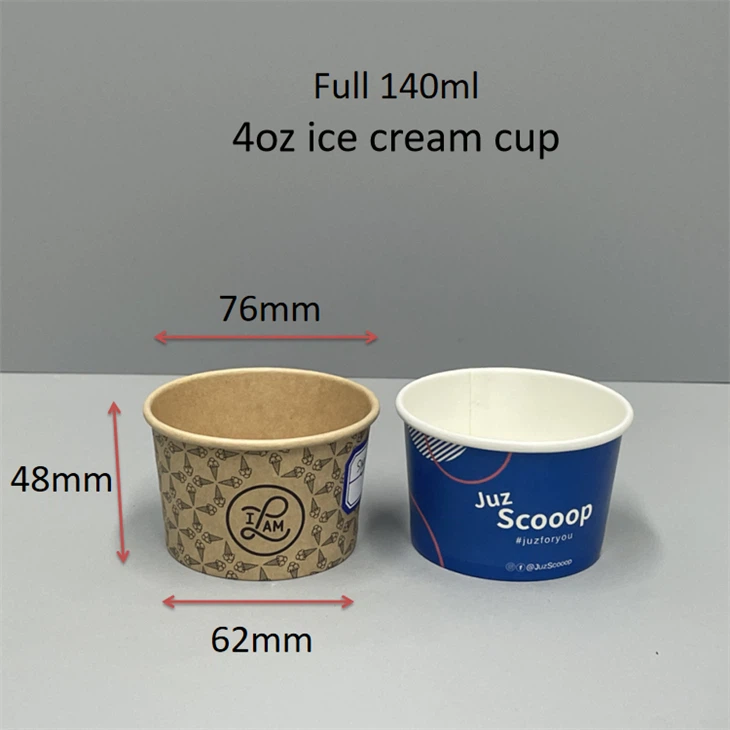 4 ounce ice cream cups